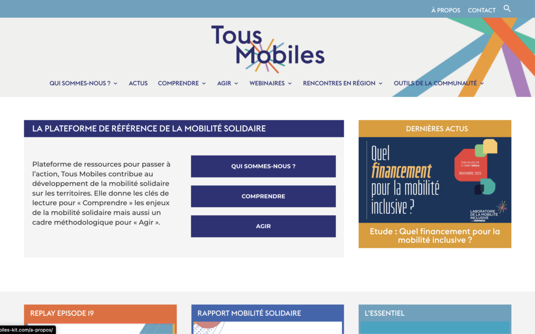 Tous Mobiles – Laboratoire de la Mobilité Inclusive